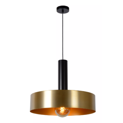 Hanglamp industrieel - Hanglamp zwart goud