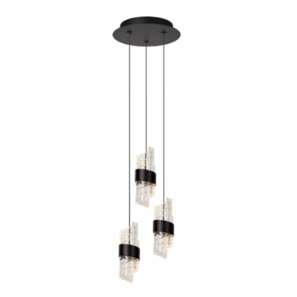 Hanglamp ronde plaat - Hanglamp 3 lichts - Hanglamp op maat