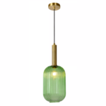 Hanglamp groen - Hanglamp met glas